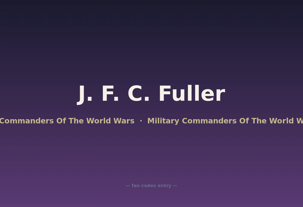 J. F. C. Fuller